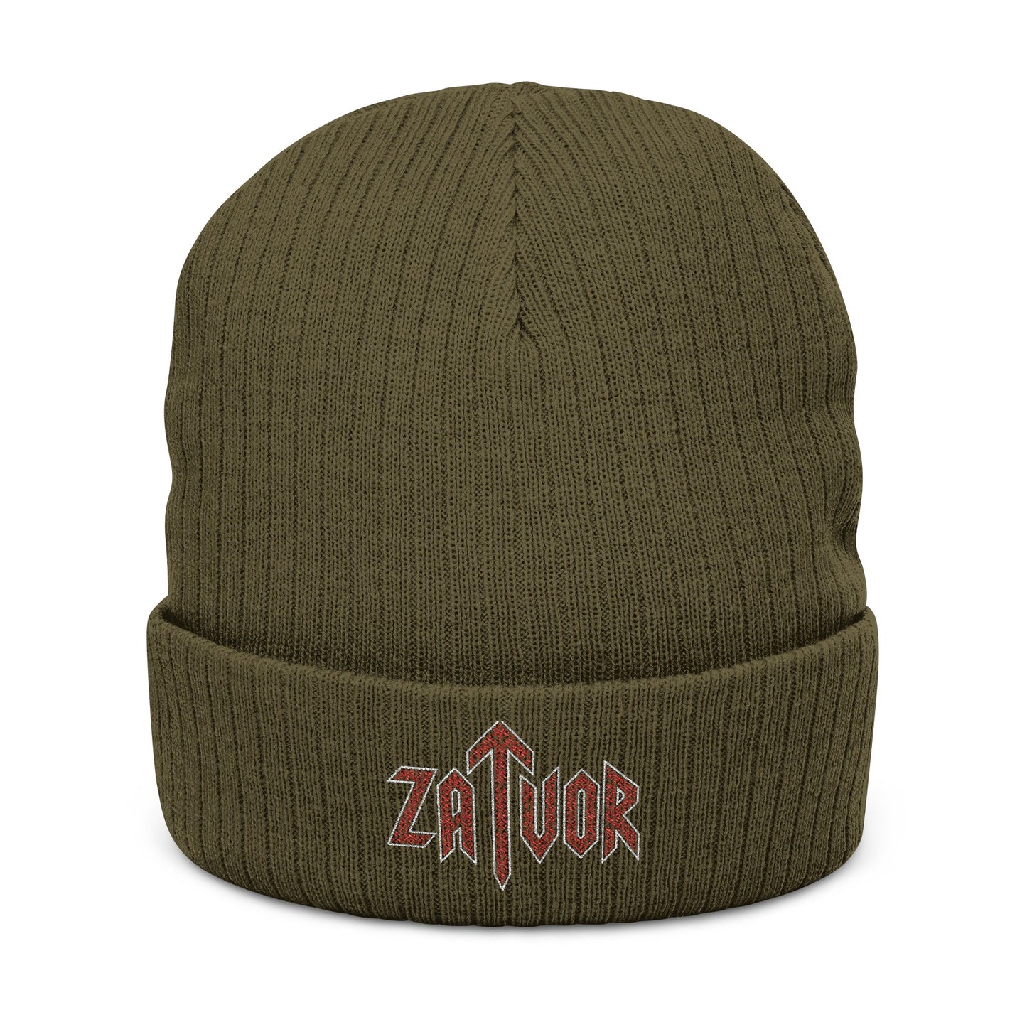 Ribbed Knit Beanie (Embroidery)